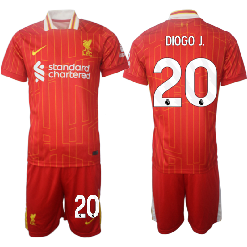 Men 2024-2025 Club Liverpool home red #20 Soccer Jersey